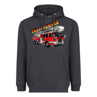 Smoke firefighter fire truck Heavyweight Hoodie - Artiststas