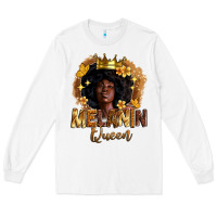 White melanin queen Long Sleeve Tee - Zillion Design Studio