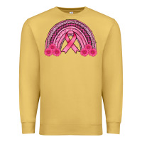Antique Gold breast cancer rainbow Premium Sweatshirt - AdoDesignShop
