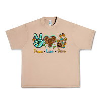 Burro peace love jesus Urban Heavy Tee - texasbilliewilder