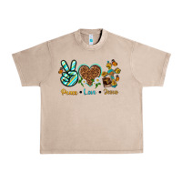 Peace Love Jesus Urban Heavy Tee | Teevron
