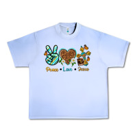 Grape Ice peace love jesus Urban Heavy Tee - texasbilliewilder
