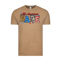 Vintage Coffee all american babe Vintage Tee - RanaPortraitStore