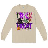 Mushroom Trick or Treat Long Sleeve Tee - texasbilliewilder