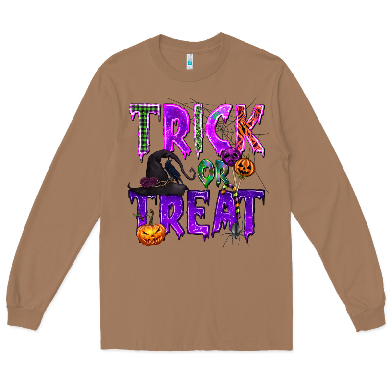 Trick Or Treat Long Sleeve Tee by texasbilliewilder | Teevron