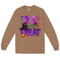 Toasted Coconut Trick or Treat Long Sleeve Tee - texasbilliewilder