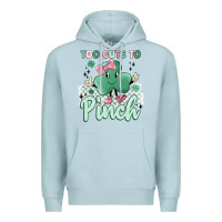 Blue Mist too cute to pinch Premium Hoodie - MaliasSmallBusiness