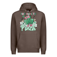 Coffee too cute to pinch Premium Hoodie - MaliasSmallBusiness