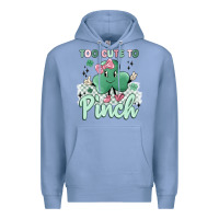 Colony Blue too cute to pinch Premium Hoodie - MaliasSmallBusiness