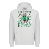 Dove Grey too cute to pinch Premium Hoodie - MaliasSmallBusiness