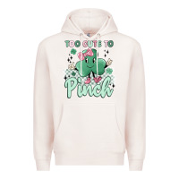 Pale Pink too cute to pinch Premium Hoodie - MaliasSmallBusiness