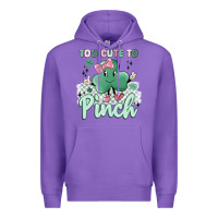 Purple too cute to pinch Premium Hoodie - MaliasSmallBusiness