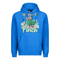 True Royal too cute to pinch Premium Hoodie - MaliasSmallBusiness