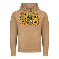 Vintage Camel cactus leopard sunflower glitter background Vintage Hoodie - AdoDesignShop