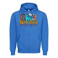 True Royal cma certified medical assistant Zipper Hoodie - FaDigitalArtStudio