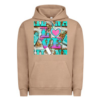 Pigment Burro love nail and polish with leopard seamless pattern bbs Urban Hoodie - BundleAndBundleShop