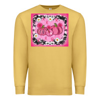 Antique Gold breast cancer pumpkins Premium Sweatshirt - AdoDesignShop