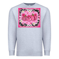 Heather Grey breast cancer pumpkins Premium Sweatshirt - AdoDesignShop