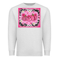 Oatmeal Heather breast cancer pumpkins Premium Sweatshirt - AdoDesignShop