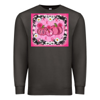 Smoke breast cancer pumpkins Premium Sweatshirt - AdoDesignShop