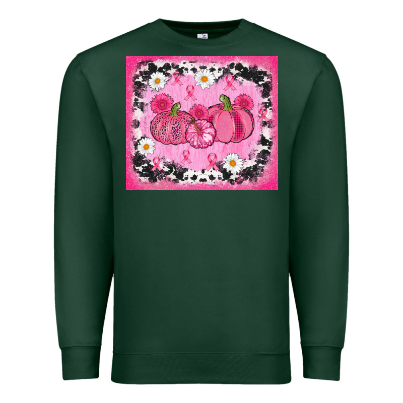 Breast Cancer Pumpkins Premium Sweatshirt by AdoDesignShop | Teevron