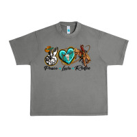 Tornado peace love rodeo Urban Heavy Tee - texasbilliewilder