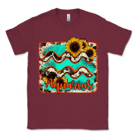 Burgundy aquarius turquoise cowhide Classic Tee - RanaPortraitStore