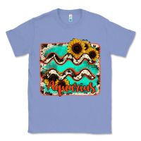 Colony Blue aquarius turquoise cowhide Classic Tee - RanaPortraitStore