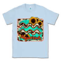 Dusty Blue aquarius turquoise cowhide Classic Tee - RanaPortraitStore