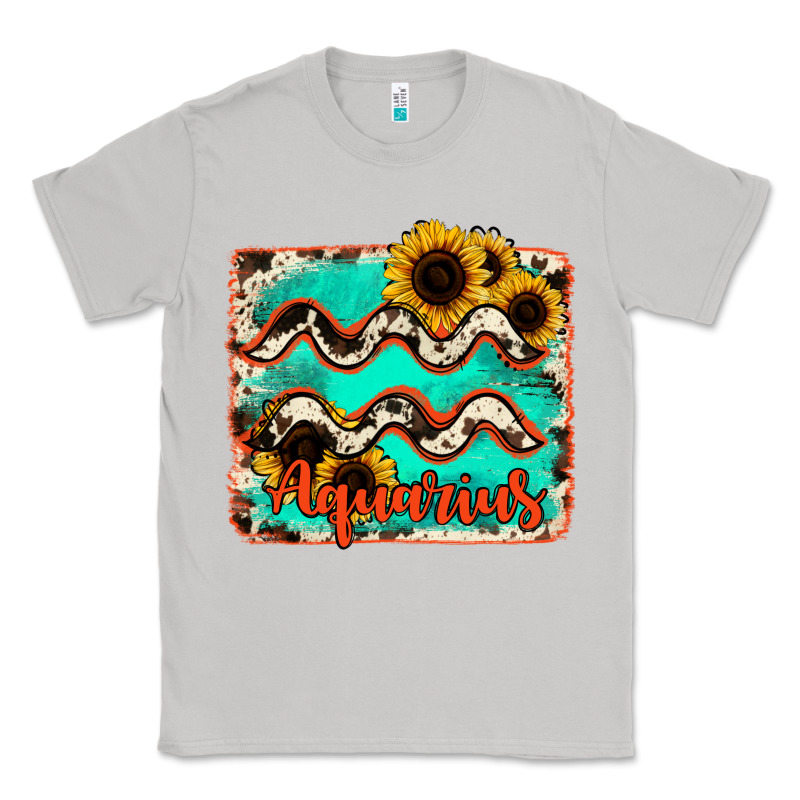 Aquarius Turquoise Cowhide Classic Tee by RanaPortraitStore | Teevron