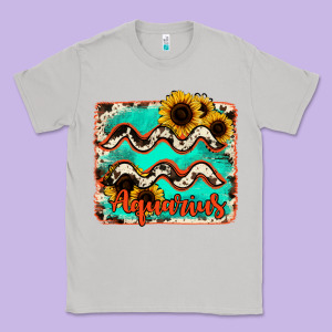 Aquarius Turquoise Cowhide Classic Tee Designed By Ranaportraitstore