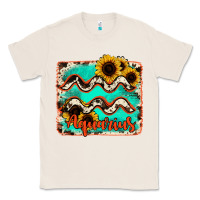Natural aquarius turquoise cowhide Classic Tee - RanaPortraitStore