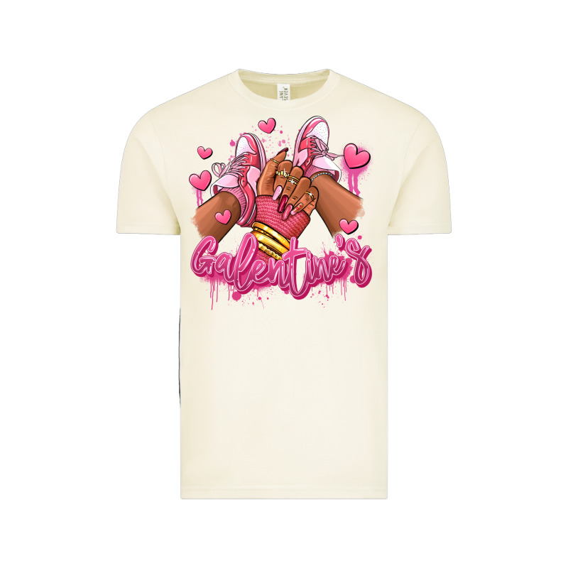 Galentines Afro Girl Sneakers Vintage Tee by RanaPortraitStore | Teevron