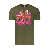 Vintage Olive galentines afro girl sneakers Vintage Tee - RanaPortraitStore