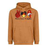 Meerkat peace love firefighter Heavyweight Hoodie - Artiststas