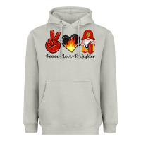 Moon Dust peace love firefighter Heavyweight Hoodie - Artiststas