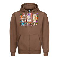 Chestnut east nail hustler Zipper Hoodie - RacoonDesign