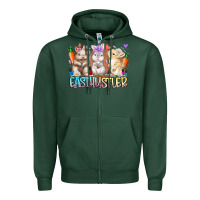 Sports Green east nail hustler Zipper Hoodie - RacoonDesign