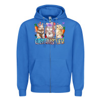 True Royal east nail hustler Zipper Hoodie - RacoonDesign