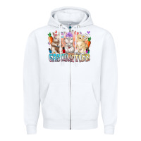 White east nail hustler Zipper Hoodie - RacoonDesign