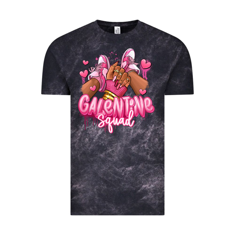 Galentine Squad Afro Girl Sneakers Vintage Tee by RanaPortraitStore | Teevron