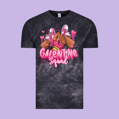 Vintage Tee galentine squad afro girl sneakers