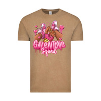 Vintage Coffee galentine squad afro girl sneakers Vintage Tee - RanaPortraitStore