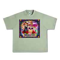 Oil Green dia de los muertos Urban Heavy Tee - Zillion Design Studio