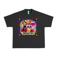 Pigment Black dia de los muertos Urban Heavy Tee - Zillion Design Studio