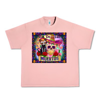 Salmon dia de los muertos Urban Heavy Tee - Zillion Design Studio