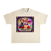 Sandshell dia de los muertos Urban Heavy Tee - Zillion Design Studio