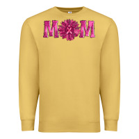 Antique Gold breast cancer mom sunflower Premium Sweatshirt - AdoDesignShop