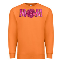 Carrot breast cancer mom sunflower Premium Sweatshirt - AdoDesignShop