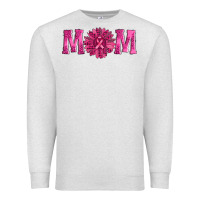 Oatmeal Heather breast cancer mom sunflower Premium Sweatshirt - AdoDesignShop